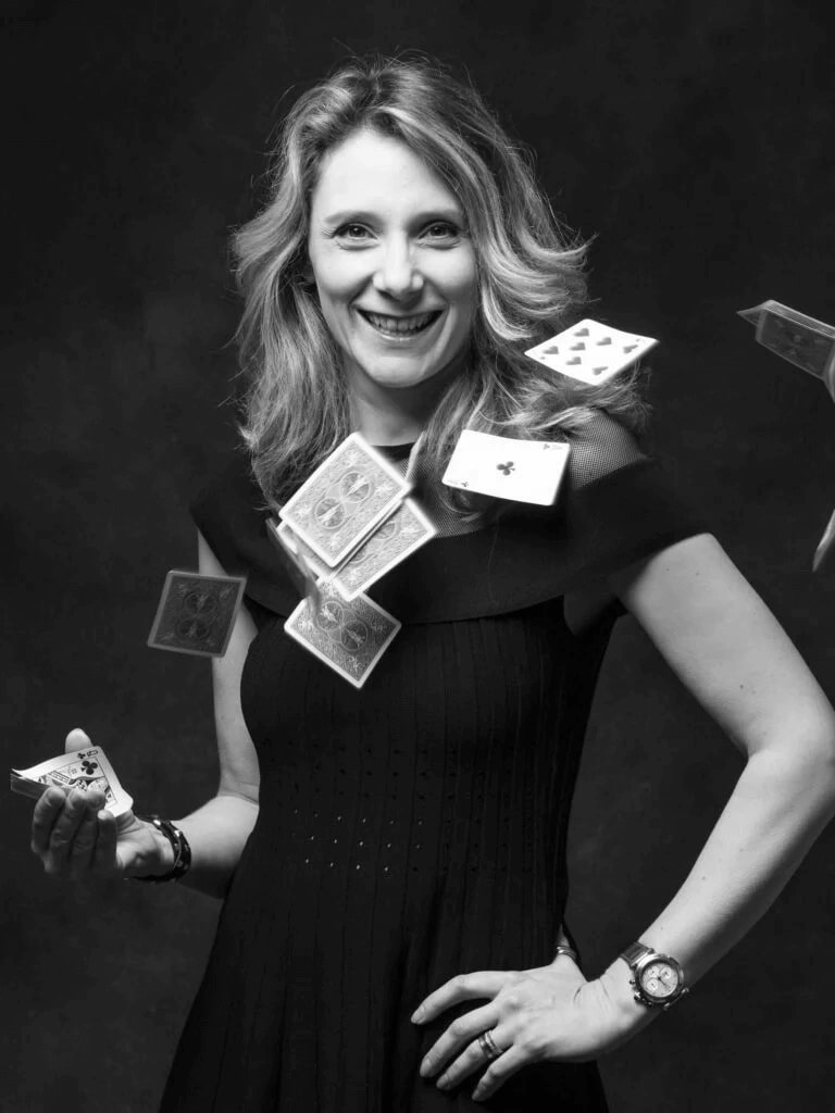 Alexandra Duvivier trainer and director at the Double Fond Formation magic school