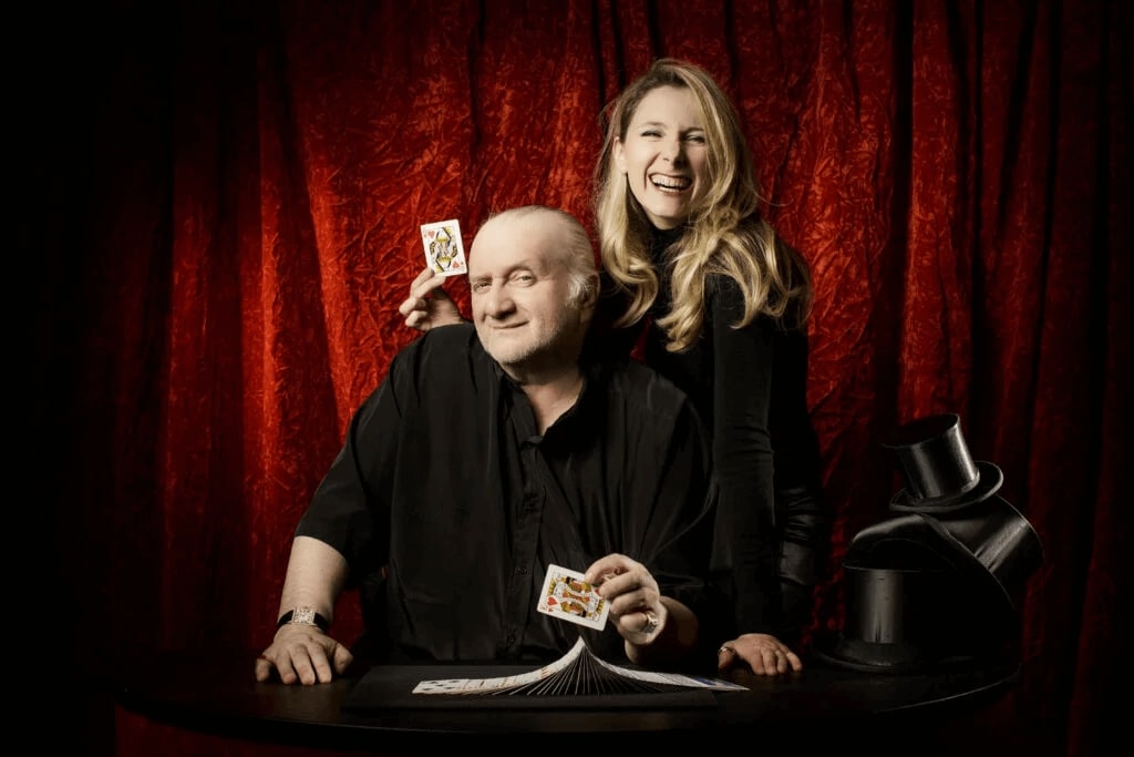 Alexandra and Dominique Duvivier, creators of the Double Fond Formation magic school in Paris