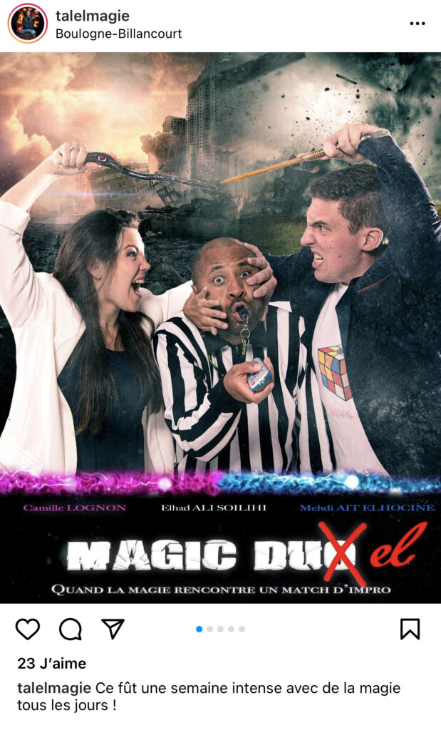anciens élèves devenus magiciens grâce à école de magie Double Fond Formation